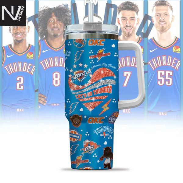 Just A Girl Who Loves Her Oklahoma City Thunder Tumbler With Handle And Straw