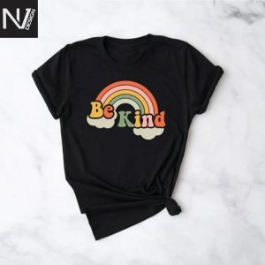 Kindness Rainbow Be Kind Design T-Shirt