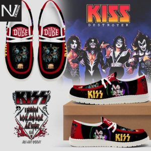 KISS I Wanna Rock And Roll All Night Hey Dude Shoes