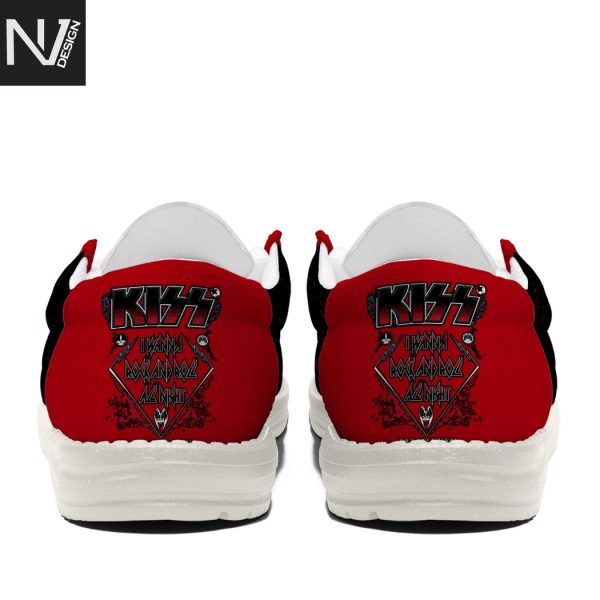 KISS I Wanna Rock And Roll All Night Hey Dude Shoes
