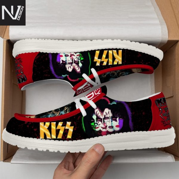 KISS I Wanna Rock And Roll All Night Hey Dude Shoes