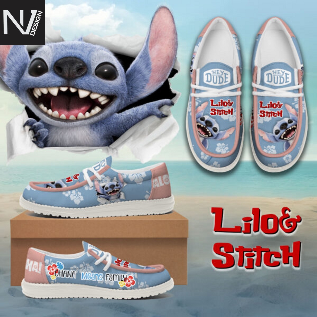 Lilo & Stitch Ohana Means Family Hey Dude Shoes Lilo & Stitch Ohana Means Family Hey Dude Shoes