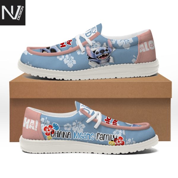 Lilo & Stitch Ohana Means Family Hey Dude Shoes