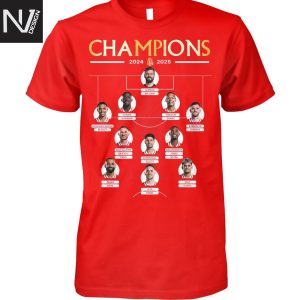 Liverpool Champions 2024-2025 Unisex T-Shirt