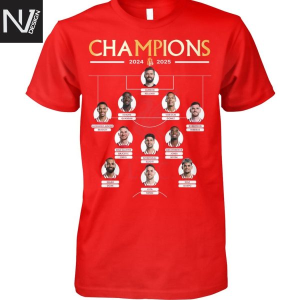 Liverpool Champions 2024-2025 Unisex T-Shirt