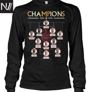 Liverpool Champions 2024-2025 Unisex T-Shirt