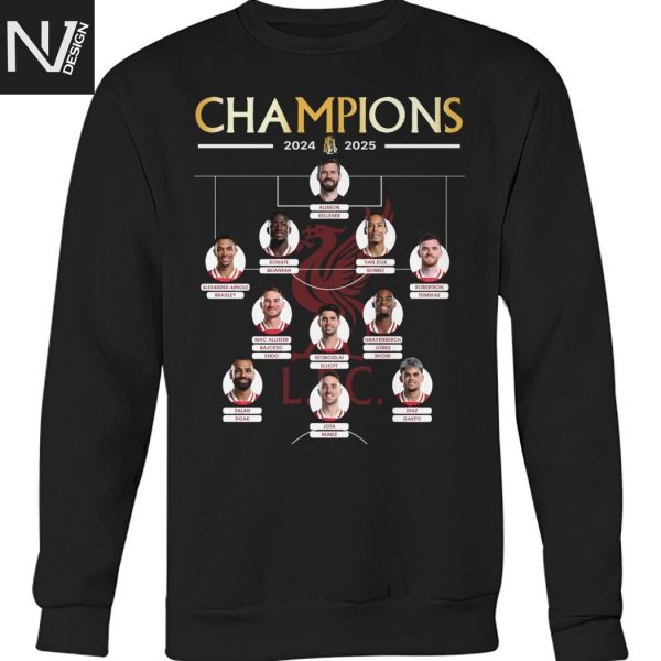 Liverpool Champions 2024-2025 Unisex T-Shirt