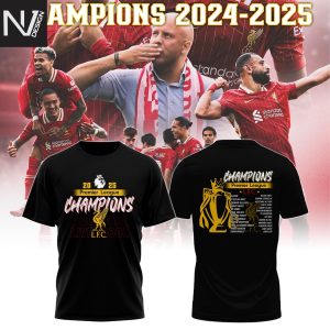 Liverpool Premier League 2025 3D T-Shirt