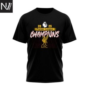 Liverpool Premier League 2025 3D T-Shirt