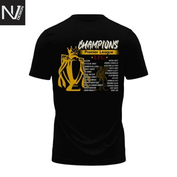 Liverpool Premier League 2025 3D T-Shirt