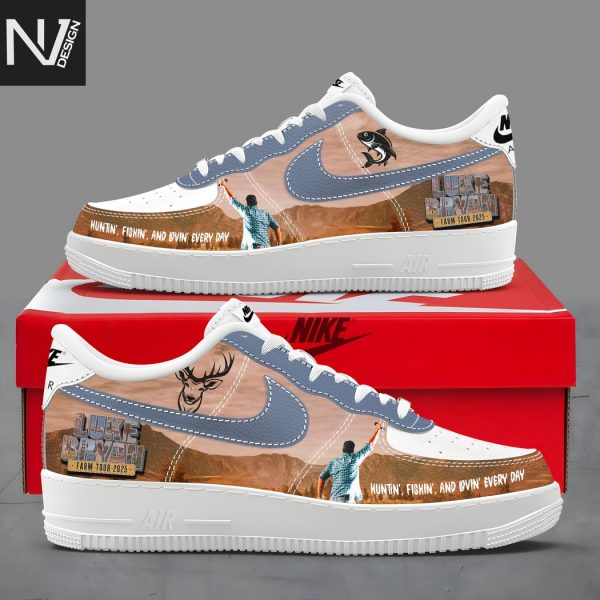 Luke Bryan Huntin, Fishin And Lovin Every Day Air Force 1 Shoes