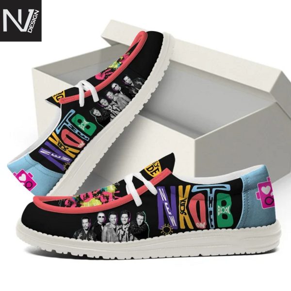 New Kids On The Block Signature Hey Dude Shoes