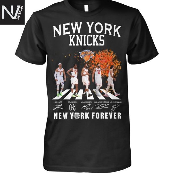 New York Knicks New York Forever Signature Unisex T-Shirt