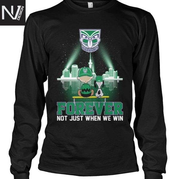 New Zealand Warriors Peanuts Forever Not Just When We Win Unisex T-Shirt