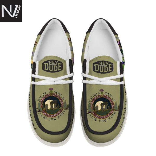 Outlander Dinna Fash Sassenach Hey Dude Shoes