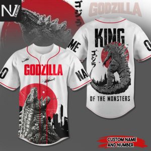 Personalized Godzilla King Of The Monsters Baseball Jersey