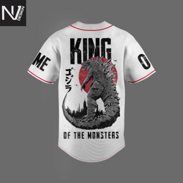 Personalized Godzilla King Of The Monsters Baseball Jersey