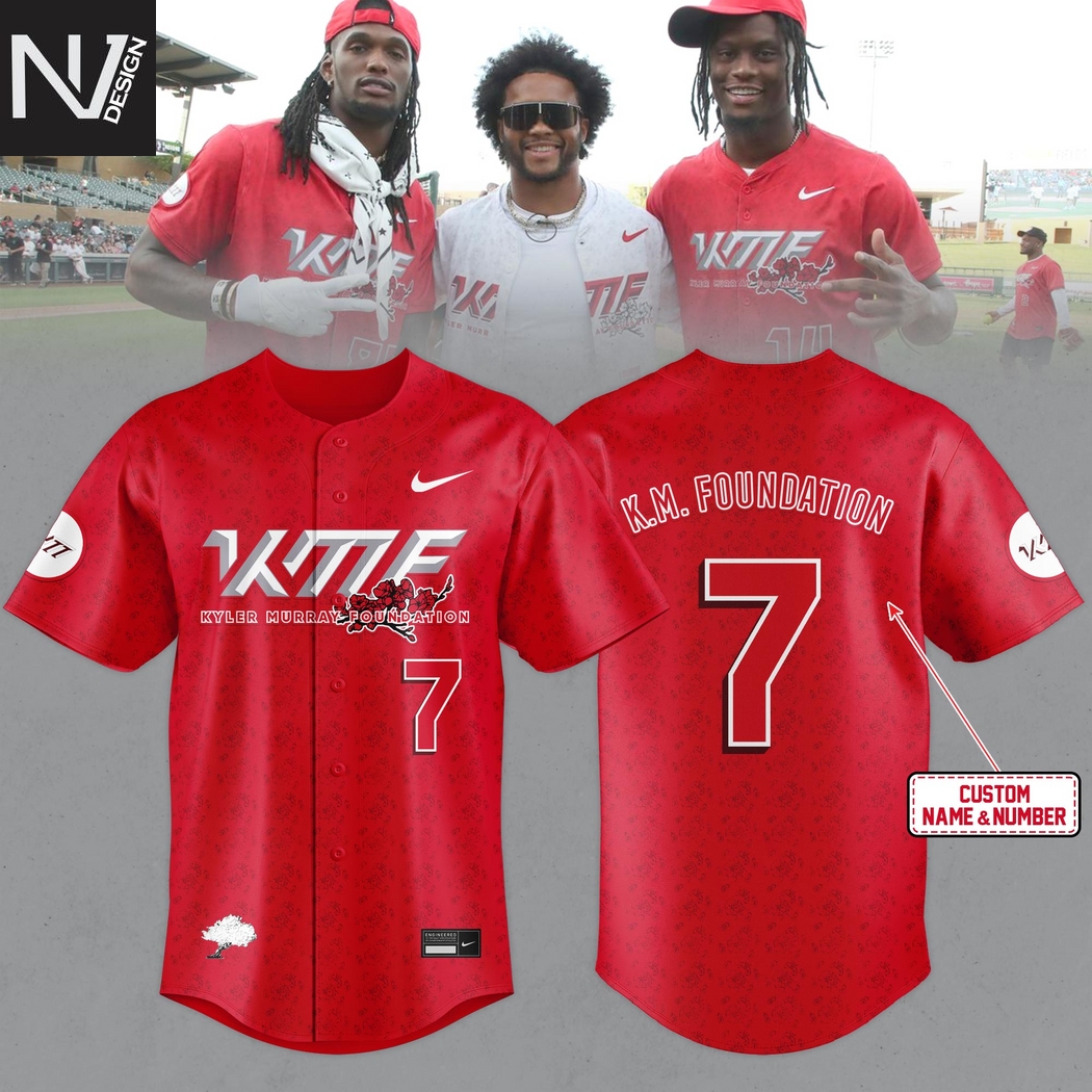 Personalized Kyler Murray Foundation Baseball Jersey Personalized Kyler Murray Foundation Baseball Jersey