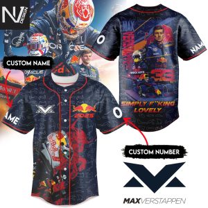 Personalized Max Verstappen 2025 Baseballl Jersey