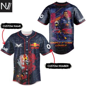 Personalized Max Verstappen 2025 Baseballl Jersey