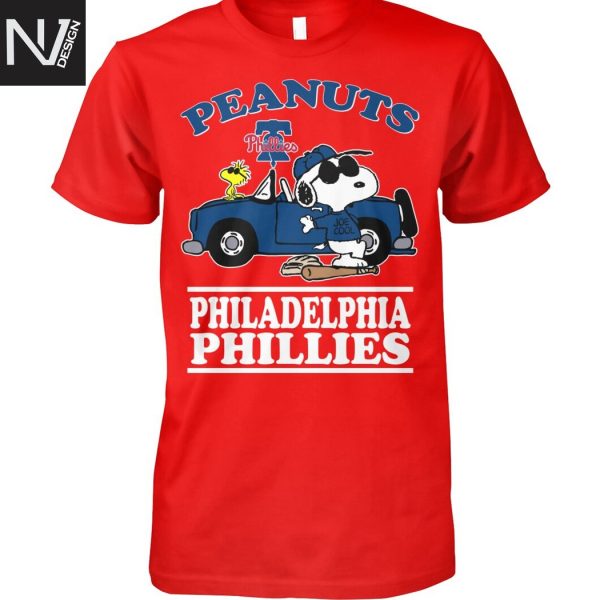 Philadelphia Phillies Peanuts Snoopy Unisex T-Shirt