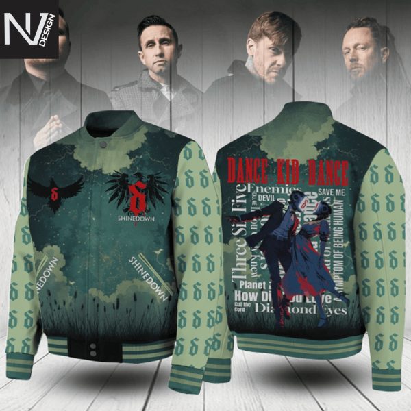 Shinedown Dance Kid Dance Baseball Jacket