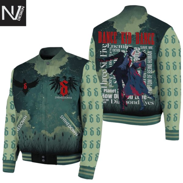 Shinedown Dance Kid Dance Baseball Jacket