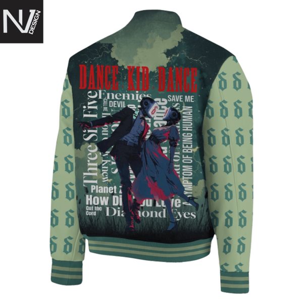 Shinedown Dance Kid Dance Baseball Jacket