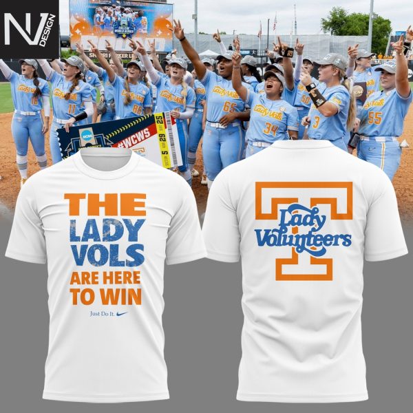 Tennessee Lady Volunteers Softball The Lady Vols Are Here To Win Just Do It 3D T-Shirt