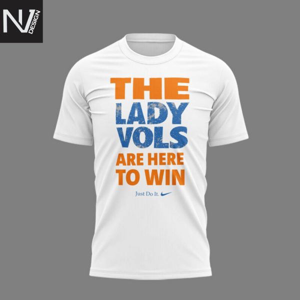Tennessee Lady Volunteers Softball The Lady Vols Are Here To Win Just Do It 3D T-Shirt