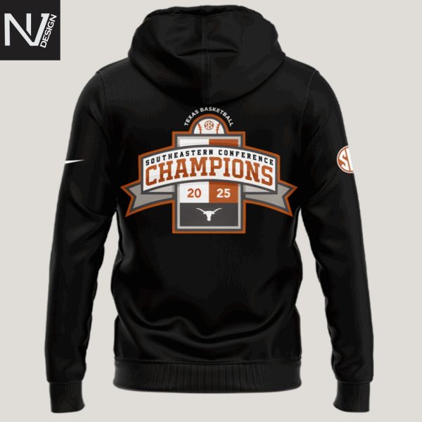 Texas Longhorns Baseball SEC CHAMPIONS 2025 Its Just Means More Hoodie – Black