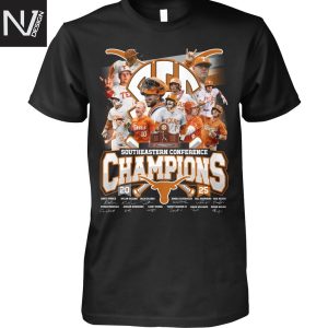 Texas Longhorns Southeastern Conference Champions 2025 Signature Unisex T-Shirt