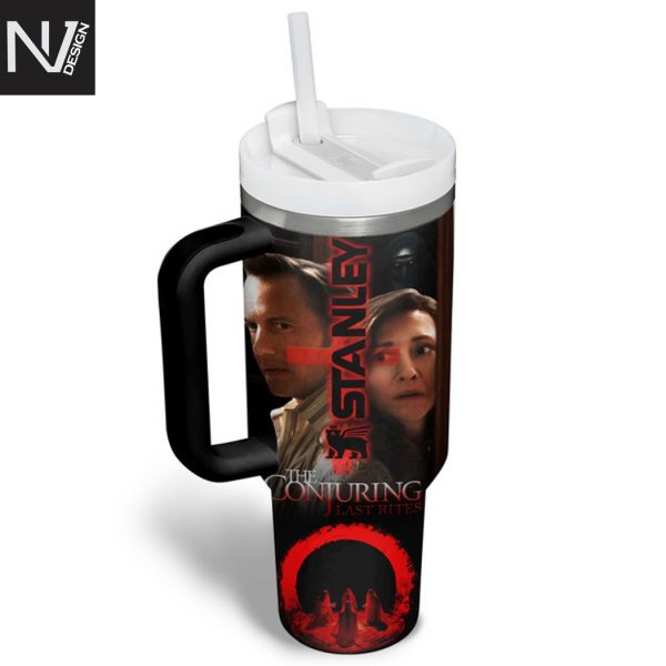 The Conjuring Last Rites Tumbler With Handle And Straw