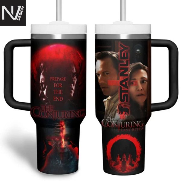 The Conjuring Last Rites Tumbler With Handle And Straw