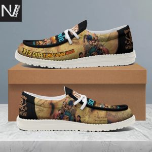 The Goonies Never Say Die Its Our Time Down Here 40 Anniversary Hey Dude Shoes
