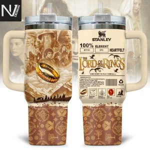 The Lord Of The Rings Tumbler With Handle And Straw