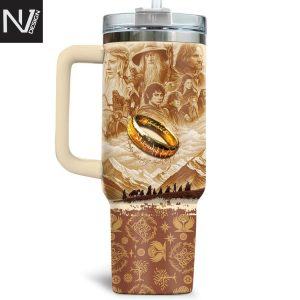 The Lord Of The Rings Tumbler With Handle And Straw