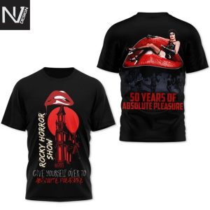 The Rocky Horror Picture Show 50 Years Of Absolute Pleasure 3D T-Shirt