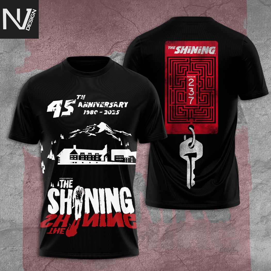 The Shining 45th Anniversary 1980-2025 3D T-Shirt The Shining 45th Anniversary 1980-2025 3D T-Shirt