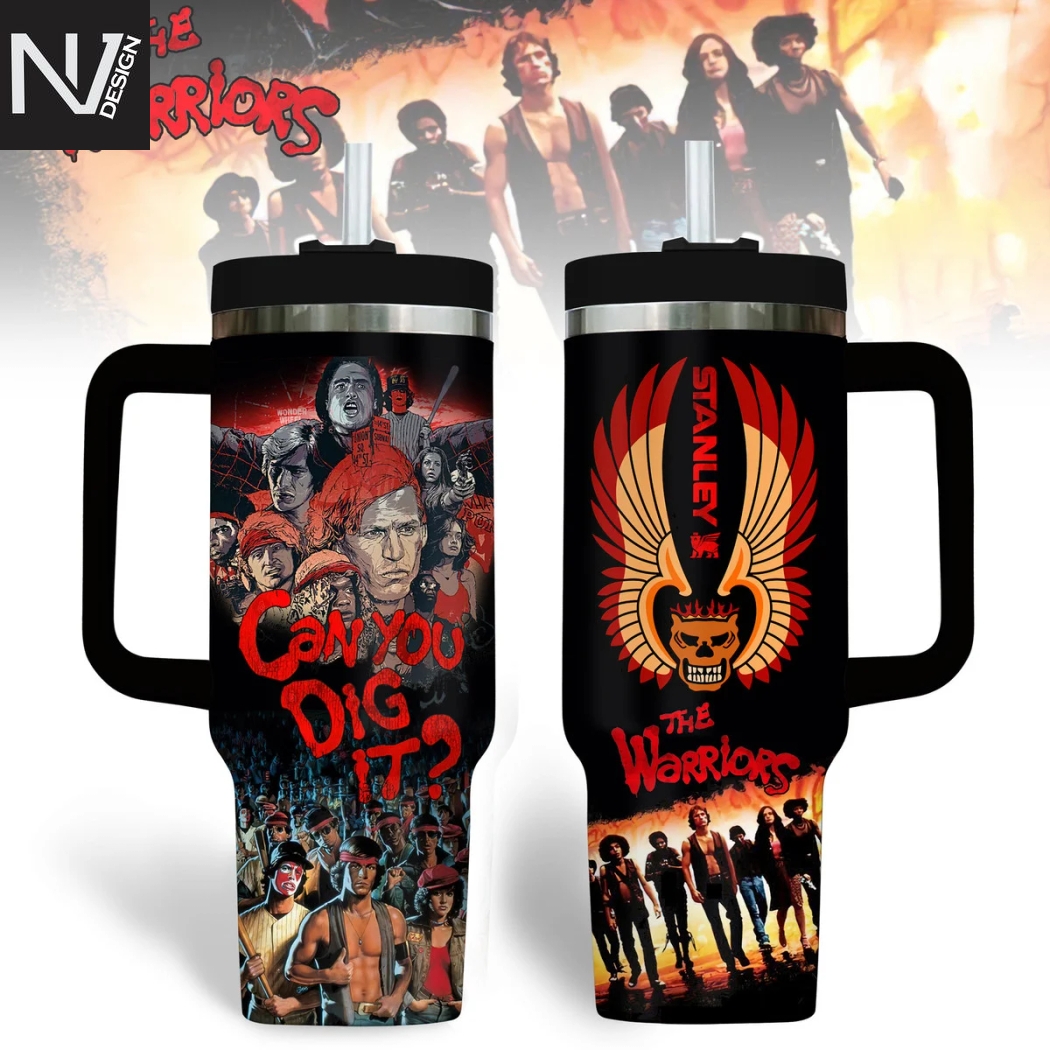 The Warriors Can You Dig It Tumbler With Handle And Straw The Warriors Can You Dig It Tumbler With Handle And Straw