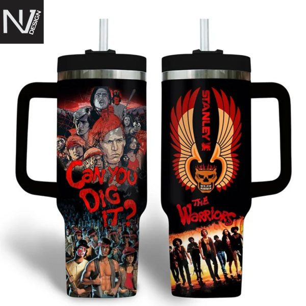 The Warriors Can You Dig It Tumbler With Handle And Straw