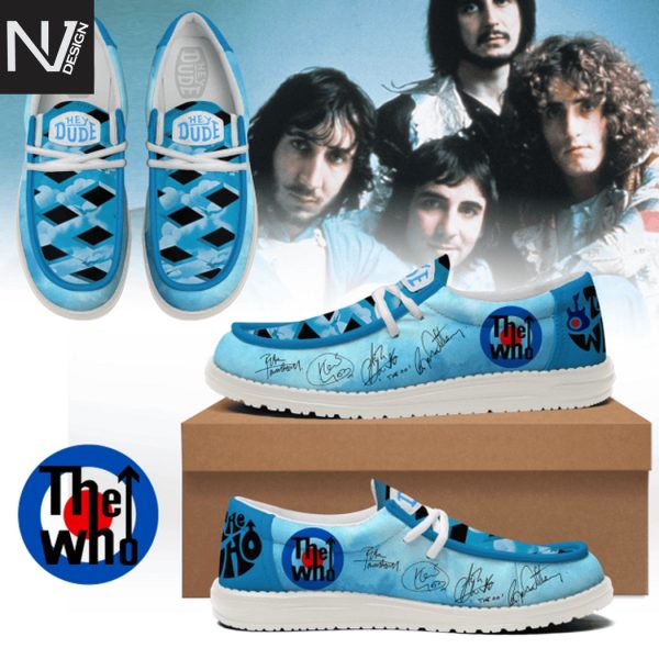 The Who Signature Hey Dude Shoes