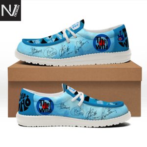 The Who Signature Hey Dude Shoes