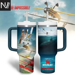 Tom Cruise Mission Impossible The Final Reckoning Tumbler With Handle And Straw