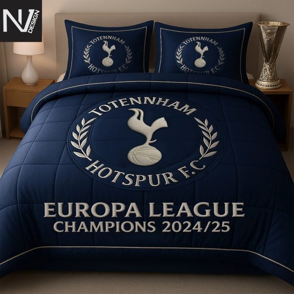 Tottenham Hotspur – UEFA Europa League Champions 2024-2025 Bedding Set