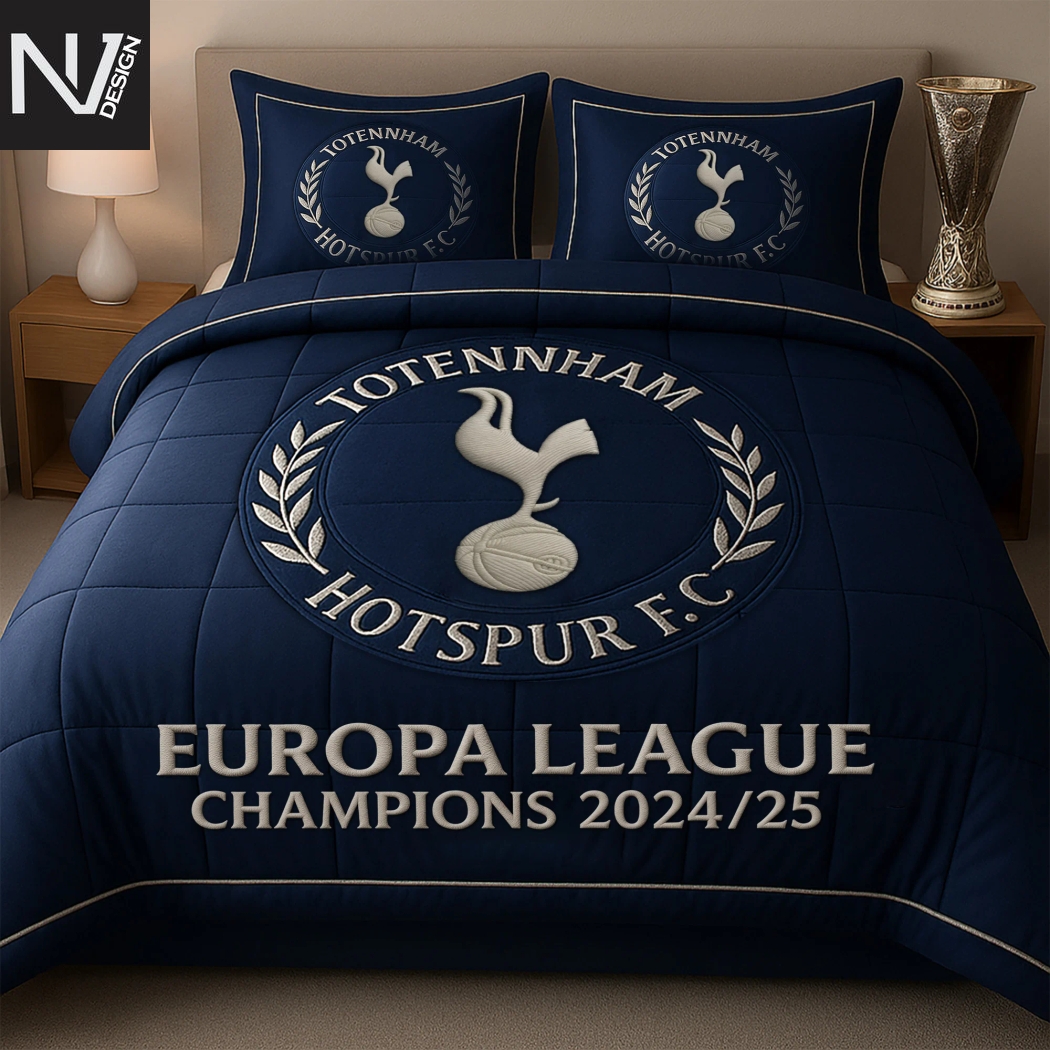 Tottenham Hotspur - UEFA Europa League Champions 2024-2025 Bedding Set Tottenham Hotspur - UEFA Europa League Champions 2024-2025 Bedding Set