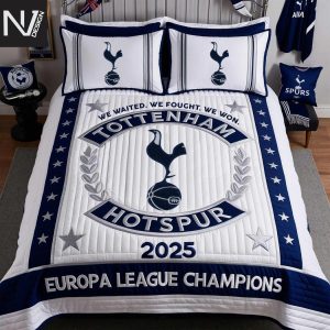 Tottenham Hotspur – UEFA Europa League Champions 2025 Bedding Set