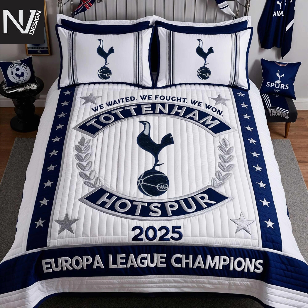 Tottenham Hotspur - UEFA Europa League Champions 2025 Bedding Set Tottenham Hotspur - UEFA Europa League Champions 2025 Bedding Set