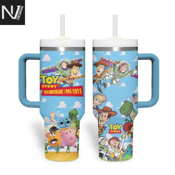 Toy Story 30th Anniversary 1995-2025 Tumbler With Handle And Straw