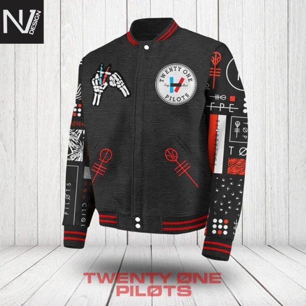 Twenty One Pilots My Names Blurryface And I Care What You Think Baseball Jacket
